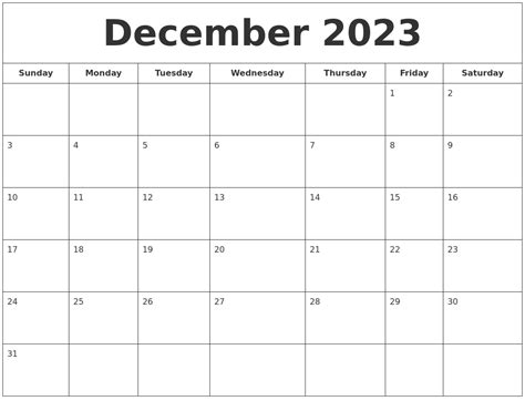 december 2023 calendar printable full page